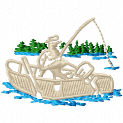 Boats Embroidery Design 12 Boats Embroidery Design 12